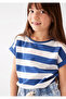 Striped Navy Blue Sleeveless T-shirt Regular Fit / Regular Fit7610178-70719 - 2