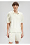 White Polo Shirt Loose Fit / Loose Relaxed Cut 0612047-80194 - 4