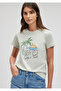Bicycle Printed Green T-Shirt Slim Fit / Slim Fit 1612399 -70150
