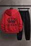 Unisex Quenn Printed Tracksuit Set