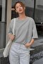 Women's Summer Loose Loose Short Sleeve Crew Neck - 2