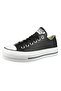 Chucks Schwarz 561681C Chuck Taylor All Star Lift Ox Black Black White - 2