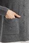 كارديجان نسائي من الصوف المطرز بياقة صفر وحواف دانتيل مدخن - 4