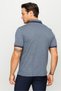 Men's Polo Neck Collar and Sleeve Knitwear Pocket T-shirt Smoked - 4