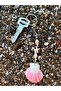 Purple Seashell Keychain - 6
