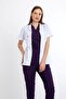 White Coat Length, Short Sleeve, Classic Collar, Doctor's Apron