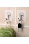 Self Adhesive Transparent Hanger Set of 5 - 5