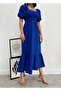 New Season Watermelon Sleeve Square Neck Midi Dress