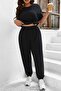 Unisex Los Angles Printed 2-Piece Tracksuit Set - 2