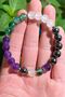 Certified Natural Stone Anti Stress Bracelet 8 mm (Amethyst - Agate - Opal - Hematite) - 3