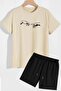 Michelangelo Shorts T-shirt Tracksuit Set