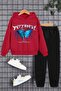 Kids Blue Butterfly Tracksuit Set