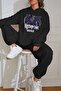 Unisex Butterfly Printed Tracksuit Set