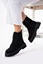 Black Matte Women's Boots - 2