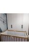 80x130 Side Protection Barrier for Cribs 4 piece set - 4