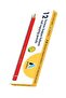 Adel 12 Pieces Pencil - 12 Pieces Red Pencil - Eraser - Pencil Sharpener TOTAL 26 Pieces - 3