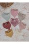 100% Organic Muslin Double Layer Baby Scarf Collar Baby Food and Drool Bib Diapers 8 Pieces 40 Cm