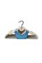 Pack of 20 Velvet Non-Slip Clothes Hangers Cream