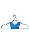 Pack of 20 Velvet Non-Slip Clothes Hangers Cream - 3