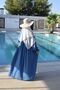 Ferace with Blue Fresh Model Robe - 2