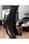 Pinterest Girl Winter 100% Acrylic Black Leggings Socks - 2