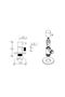 4pcs Prima Toilet Bidet (ARA) Faucet with Rosette 69300 - 2