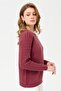 Women's Crew Neck Sleeve Hair Knitted Wool Sweater K.G.Dry - 7