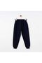 Unisex Children's Compact Combed Cotton Elastic Cuffed Navy Blue Sweatpants - 3