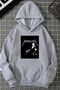 Unisex Metalica Printed Oversize Sweatshirt