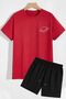 Saturn Shorts T-shirt Tracksuit Set