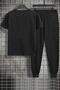 Unisex Spooky Printed 2-Piece Tracksuit Set - 2