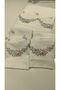 Embroidered Cotton Satin Duvet Cover Set Consisting of 6 Pieces