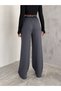 Women's Modal Fabric Wide Cut Bol Cuff Tracksuit Double Pocket Waist Detail - 3