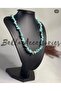 Turquoise Turquoise Natural Stone Cracked Stone Necklace