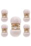 Ayzen Home Angora Gold Hand Knitting Yarn 5 Pack Color No: 599 - 2