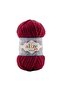 Subebek 5 Pieces Velluto Velvet Hand Knitting Yarn Color: 107 Cherry