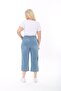 Women's Elastic Waist Capri - 7