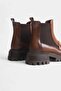 Women's Boots with Elastic Sides and Buckles, Non-Slip Sole - 4