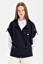 Women's Vest with Elastic Sleeves Navy Blue - 3
