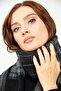 Women's Tricolor Plaid Scarf Black - 5