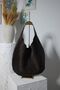 Lesta Puppy Suede Leather Bitter Brown Bag - 2