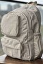School Bag Unisex Dirty Cream Medium Size Clinker Waterproof Fabric Travel Laptop Bag - 3
