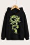 Unisex Chinese Dragon Graphic Printed Sweatshirt - 3