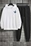Unisex Butterfly Printed Tracksuit Set - 2