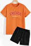 Chiago Shorts T-shirt Tracksuit Set
