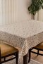 Lined Wipeable Hygienic Oilcloth PVC Tablecloth 1184-3