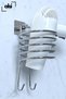 Silver Chrome Roll and Long Towel Holder -WcPaper Holder and Blow DryerSetof 4 - 2