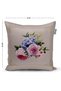 Set of 4 Colorful Flower Pattern 3D Digital Printed Decorative Throw Pillow Covers - 5