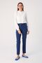 Indigo Lycra Cigarette Trousers - 2