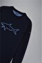 Men's Knitted Roundneck C.W.Wool Sweater - 6